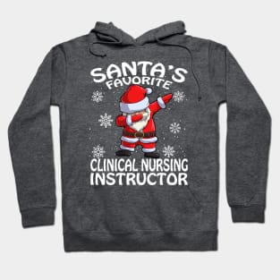 Santas Favorite Clinical Nursing Instructor Christ Hoodie